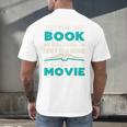 The Book Was Better Than The Movie Literary Library Bookworm Premium Tri-Blend Men's Back Print T-Shirt The Book Was Better Than The Movie Literary Library Bookworm Premium Tri-Blend Men's Back Print T-Shirt