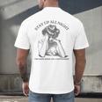 The Book Ended On a Cliffhanger Cute Book Lover Teach Men's Back Print T-Shirt