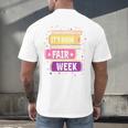 Book Fair Bookworm Library Its Book Fair Week Men's Back Print T-Shirt