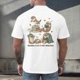 Book Lover Bookish Bookworm Reading Is My Otter-Obsession Men's Back Print T-Shirt