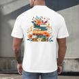 Book Lover Librarian Reading Library Readers Premium Tri-Blend Men's Back Print T-Shirt