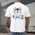 Book Lover Reading Husky Dog Men's Back Print T-Shirt Book Lover Reading Husky Dog Men's Back Print T-Shirt