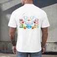 Book Lover Reading Penguin Men's Back Print T-Shirt Book Lover Reading Penguin Men's Back Print T-Shirt