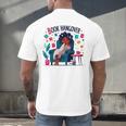 Book Lover Graphic Tee Book Hangover Premium Tri-Blend Men's Back Print T-Shirt