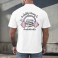 Book Lovers Ideas Probably Listening To Audiobooks Men's Back Print T-Shirt