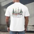 My Book Preference Has Me On The Naughty List Christmas Tree Men's Back Print T-Shirt