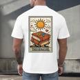 Book Reading Tarot Card The Reader Men's Back Print T-Shirt