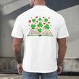 Book With Shamrocks Librarian Saint Patrick's Day Kids Men's Back Print T-Shirt Book With Shamrocks Librarian Saint Patrick's Day Kids Men's Back Print T-Shirt