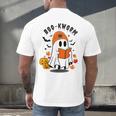 Book Worm Halloween Costume For Book Lovers Men's Back Print T-Shirt Book Worm Halloween Costume For Book Lovers Men's Back Print T-Shirt
