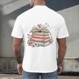 All Booked For Valentines Book Lover Romance Men's Back Print T-Shirt