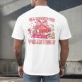 All Booked For Valentines Book Lovers Teacher Kid Valentines Men's Back Print T-Shirt