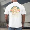 My Weekend Is All Booked Vintage Dog Reading Book Lovers Men's Back Print T-Shirt