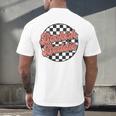 Bookish Baddie Retro Aesthetic Typography Men's Back Print T-Shirt