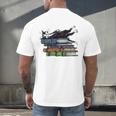 Books Cats Life Is Sweet Cats Books Lover Men Women Men's Back Print T-Shirt Books Cats Life Is Sweet Cats Books Lover Men Women Men's Back Print T-Shirt
