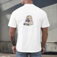 Books The Original Handheld Device Book Librarian Premium Men's Back Print T-Shirt