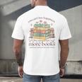 Books Reading Lovers Bookworm You Can Buy More Books Men's Back Print T-Shirt Books Reading Lovers Bookworm You Can Buy More Books Men's Back Print T-Shirt
