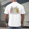 Books Wildflowers There Is No Such Thing As Too Many Books Men's Back Print T-Shirt