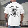 Bookworm Smutt Probably Reading Something Smutty Reader Men's Back Print T-Shirt