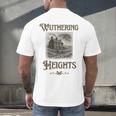 Bronte Novel Wuthering Heights Moorland Gothic Book Cover Men's Back Print T-Shirt