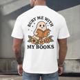 Bury Me With My Books Ghost Tee Men's Back Print T-Shirt