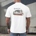 Cat Life Books And Cats Cat Lover Cat Mom Book Lovers Men's Back Print T-Shirt Cat Life Books And Cats Cat Lover Cat Mom Book Lovers Men's Back Print T-Shirt