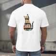 Cat Lover Tee Women Book Lover Reading Librarian Read Men's Back Print T-Shirt