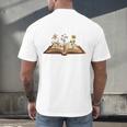 Chapter 21 Years Old 21st Birthday Wildflower Book Lover Premium Tri-Blend Men's Back Print T-Shirt Chapter 21 Years Old 21st Birthday Wildflower Book Lover Premium Tri-Blend Men's Back Print T-Shirt