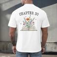 Chapter 30 Book Lovers & Readers 30th Birthday Wildflowers Men's Back Print T-Shirt Chapter 30 Book Lovers & Readers 30th Birthday Wildflowers Men's Back Print T-Shirt