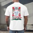 Cheshire Cat Alice In Wonderland Vintage Book Premium Men's Back Print T-Shirt Cheshire Cat Alice In Wonderland Vintage Book Premium Men's Back Print T-Shirt
