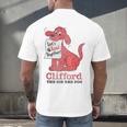 Clifford The Big Red Dog Let's Read Together Vintage Book Men's Back Print T-Shirt Clifford The Big Red Dog Let's Read Together Vintage Book Men's Back Print T-Shirt