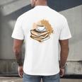 Coffee And Books Adult Books Lover Reading Men's Back Print T-Shirt Coffee And Books Adult Books Lover Reading Men's Back Print T-Shirt