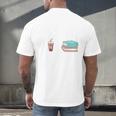 Coffee And Books Men's Back Print T-Shirt