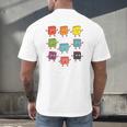 Color Our World Book Lover Reading Bookworm Reader Men's Back Print T-Shirt
