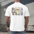Coquette Bookworm Reading Enthusiast Book Lover Book Men's Back Print T-Shirt Coquette Bookworm Reading Enthusiast Book Lover Book Men's Back Print T-Shirt