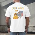 Cozy Vibes Atmospheric Introvert Men's Back Print T-Shirt