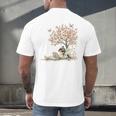 Cute Fairy Reading Fairycore Aesthetic Book Lover Men's Back Print T-Shirt Cute Fairy Reading Fairycore Aesthetic Book Lover Men's Back Print T-Shirt