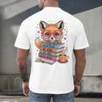 Cute Fox Read More Be Kind Stay Weird Reader Geek Book Lover Men's Back Print T-Shirt Cute Fox Read More Be Kind Stay Weird Reader Geek Book Lover Men's Back Print T-Shirt
