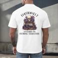 Dark Romance Book Emotionally Attached Fictional Characters Men's Back Print T-Shirt Dark Romance Book Emotionally Attached Fictional Characters Men's Back Print T-Shirt