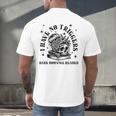 Dark Romance Merch Spicy Book Lover No Triggers Warning Men's Back Print T-Shirt Dark Romance Merch Spicy Book Lover No Triggers Warning Men's Back Print T-Shirt