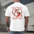 We Didn't Even Kiss Hockey Romance Book Men's Back Print T-Shirt
