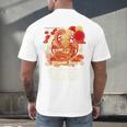 I Dont Know What Youre Doing Chinese New Year Introvert Raglan Baseball Tee Men's Back Print T-Shirt