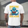 Dragon Bookworm Please I'm A Book Dragon Men's Back Print T-Shirt