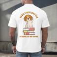 Easily Distracted By Beagles And Books Beagle Dog Men's Back Print T-Shirt