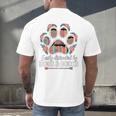 Easily Distracted By Dogs And Books Reading Men's Back Print T-Shirt