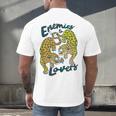 Enemies To Lovers Jaguar Tee Romance Book Plot Device Trope Men's Back Print T-Shirt