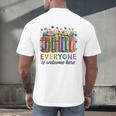 Everyone Is Welcome Here Floral Book LGBT Pride Equality Men's Back Print T-Shirt Everyone Is Welcome Here Floral Book LGBT Pride Equality Men's Back Print T-Shirt