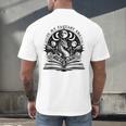 In My Fantasy Era Books Dragon & Moon Bookish Bookworm Men's Back Print T-Shirt