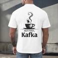 But First Kafka Coffee For Literature & Book Lovers Men's Back Print T-Shirt