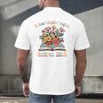 Floral Book Officially Retired 2025 A New Chapter Begins Men's Back Print T-Shirt Floral Book Officially Retired 2025 A New Chapter Begins Men's Back Print T-Shirt