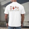 Forget Flowers Buy Me Books Silly-Goose Book Reading Lover Men's Back Print T-Shirt